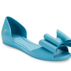 Melissa Harmonic Twin Bow Jelly Flats